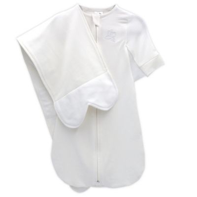 Butterfly Swaddle&trade; Small Swaddle and Transitional Sleep Sack in One in White