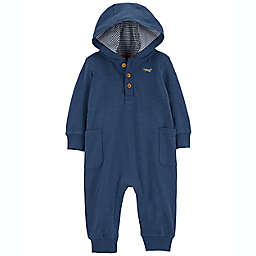 carter's® Lion Hooded Jumpsuit in Blue