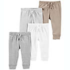 Alternate image 0 for carter&#39;s&reg; Size 24M 4-Pack Cotton Pants in Grey/Neutral