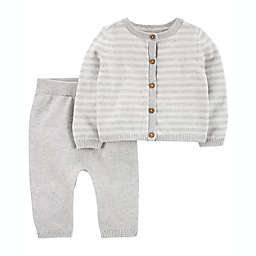 carter's® 2-Piece Cardigan and Pant Set in Green