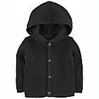 Alternate image 0 for carter&#39;s&reg; Size 3M Hooded Button-Front Cardigan in Navy