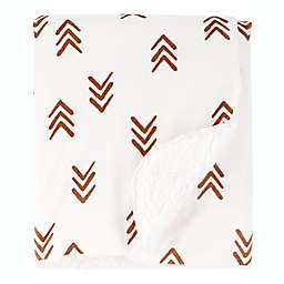 carter's® Arrow Velboa Plush Baby Blanket in White