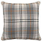 Alternate image 0 for Bee &amp; Willow&trade; Plaid Outdoor Square Throw Pillow in Grey/White