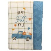Harvest Cotton Happy Fall Multicolor Kitchen Towels (Set of 2)