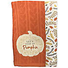 Alternate image 0 for Harvest Cotton Let&#39;s Stay In Pumpkin Multicolor Kitchen Towels (Set of 2)
