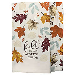 Harvest Cotton Fall Is My Favorite Multicolor Kitchen Towels (Set of 2)