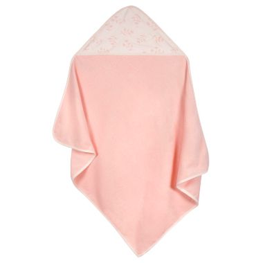 Just Born&reg; 3-Pack Floral Hooded Towels in Dusty Blue. View a larger version of this product image.