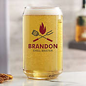 The Grill Personalized Printed 16 oz. Beer Can Glass