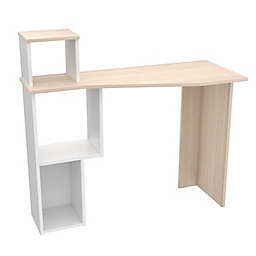 Inval America™ Computer Desk in Maple/White
