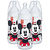 NUK&reg; Smooth Flow&trade; Pro 3-Pack Mickey Mouse 10 oz. Anti-Colic Baby Bottles