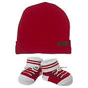 Little Me&trade; Size 0-12M 2-Piece Beanie Hat and Bootie Set