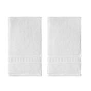 Nautica&reg; Oceane 2 Piece Hand Towel Set in White