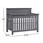 Alternate image 13 for Soho Baby Ellison 4-in-1 Convertible Crib in Ash Grey