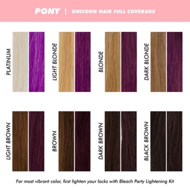 Lime Crime&reg; 6.76 oz. Full Coverage Unicorn Hair&trade; in Pony Purple. View a larger version of this product image.