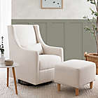 Alternate image 5 for Babyletto Toco Swivel Glider and Ottoman in Performance Cream