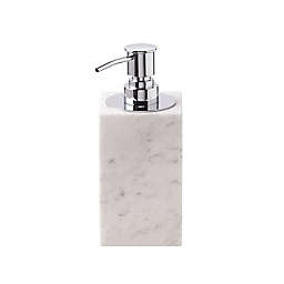 The Threadery™ Marble Lotion/Soap Dispenser in White