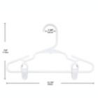 Alternate image 3 for mighty goods&trade; 3-Pack Children's Hangers with Clips in White