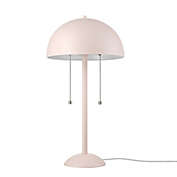 Globe Electric Luna 21" 2-Light Desk Lamp in Matte Pink