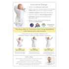 Alternate image 9 for Swaddle Designs Size 3-6M Hedgehogs Arms Up Half-Length Sleeves Transitional Swaddle Sack