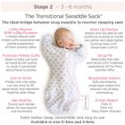 Alternate image 4 for Swaddle Designs Size 0-3M Polka Dots Arms Up Half-Length Sleeves Transitional Swaddle Sack