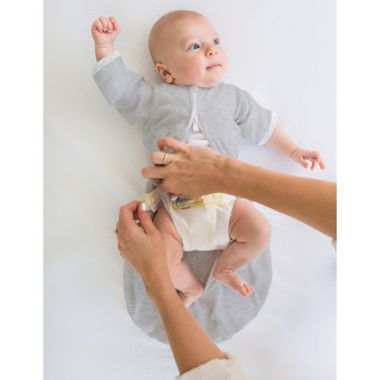 Swaddle Designs Size 3-6M Gray Arms Up Half-Length Sleeves Transitional Swaddle Sack. View a larger version of this product image.