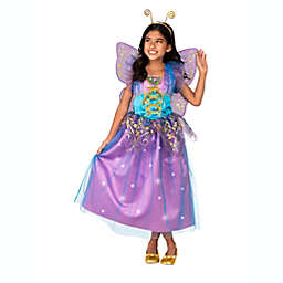 Light Up Fairy Child's Halloween Costume in Purple