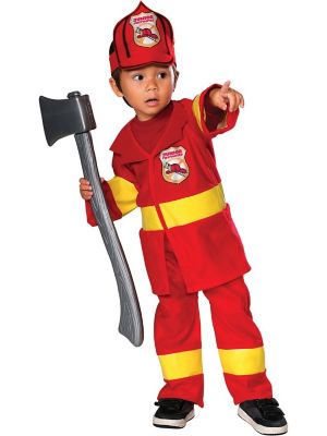 Firefighter Toddler Size 1-2 Years Halloween Costume