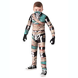 Half Masked Skeleton Child's Halloween Costume