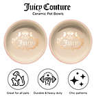 Alternate image 12 for Juicy Couture&reg; Dog Bowls in Rose (Set of 2)