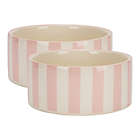 Alternate image 0 for Juicy Couture&reg; Dog Bowls in Rose (Set of 2)