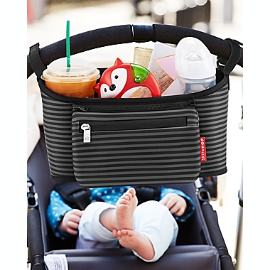 Skip Hop Grab & Go Stroller Organizer, Grey Stripe. View a larger version of this product image.