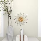 Alternate image 1 for Ridge Road D&eacute;cor Beaded Burst Wall Clock