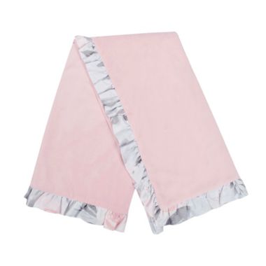 ever & ever&trade; Vintage Rose Plush Baby Blanket in Pink. View a larger version of this product image.