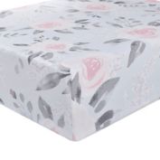 ever &amp; ever&trade; Vintage Rose Fitted Crib Sheet in Pink