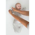 Alternate image 5 for Swaddle Designs Size 3-6M Gray Stripes Arms Up Half-Length Sleeves Transitional Swaddle Sack