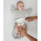 Alternate image 6 for Swaddle Designs Size 3-6M Gray Stripes Arms Up Half-Length Sleeves Transitional Swaddle Sack