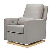 Babyletto Sigi Glider Recliner with Electronic Control and USB in Performance Gray