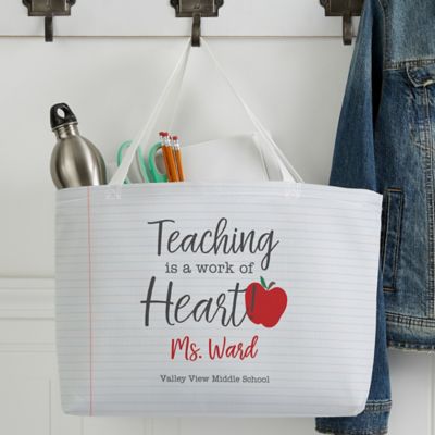 Inspiring Teacher Personalized Tote Bag