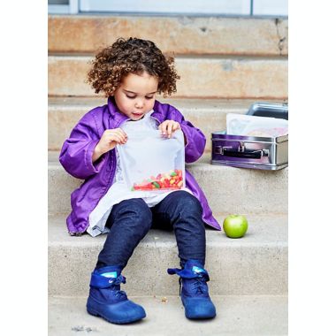 Stasher 28 oz. Silicone Reusable Clear Sandwich Bag. View a larger version of this product image.