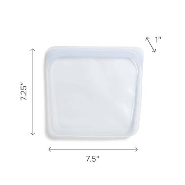 Stasher 28 oz. Silicone Reusable Clear Sandwich Bag. View a larger version of this product image.
