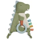 Alternate image 0 for Itzy Ritzy&reg;Bitzy Crinkle&trade; Dino Sensory Toy with Teether in Green/Multi
