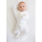 Alternate image 5 for Swaddle Designs Size 0-3M Pink Geo Arms Up Half-Length Sleeves Transitional Swaddle Sack