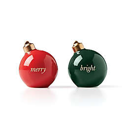 kate spade new york Merry & Bright Ornament Salt and Pepper Shakers