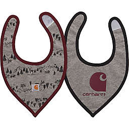 Carhartt® 2-Pack Deer Print Bibs in Grey