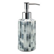 JLA Home Dove Glass Lotion Pump Dispenser in Grey