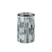 JLA Home Dove Glass Toothbrush Holder in Grey