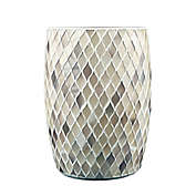 JLA Home Opal Wastebasket in Taupe/Gold