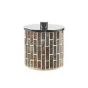 JLA Home Vanna Bath Jar in Gold/Silver