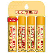 Burt&#39;s Bees&reg; 4-Pack Beeswax Lip Balms with Vitamin E &amp; Peppermint