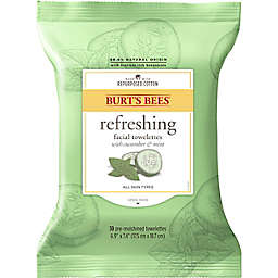 Burt's Bees® 30-Count Facial Cleansing Towelettes in Cucumber and Mint